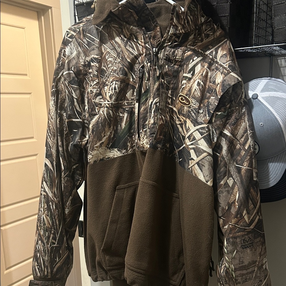Drake Camouflage 1/4 zip Jacket